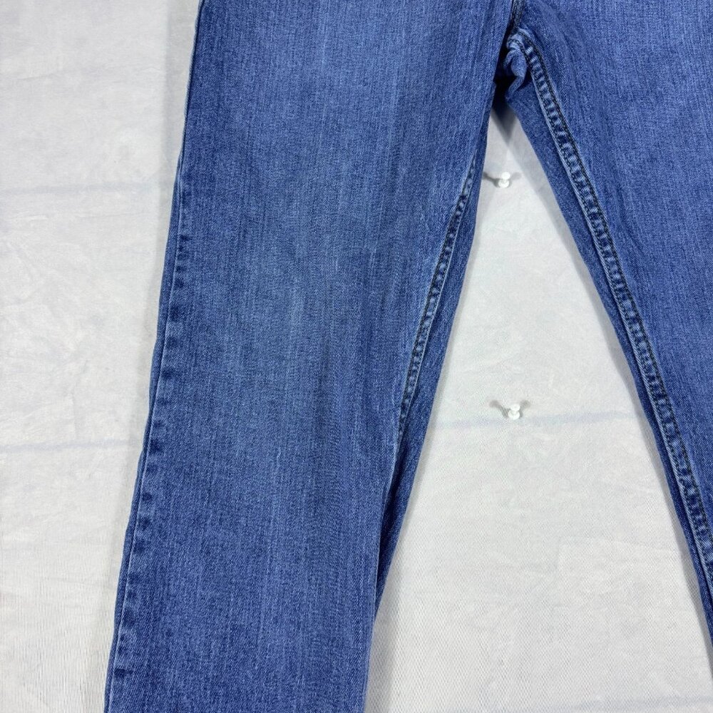 Lee Premium Select Straight Jeans Mens Blue Denim Regular Fit Classic Size 34x30 - Picture 5 of 16